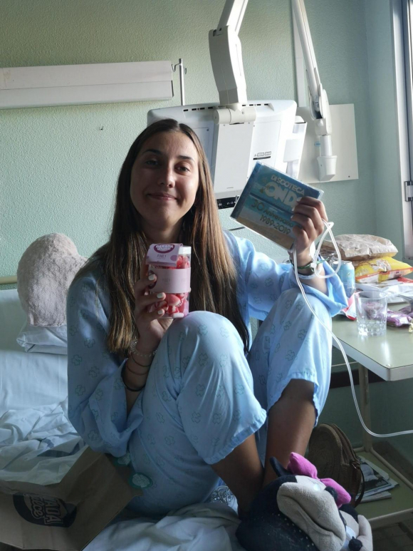 Irene Regueira (21 años), paciente en lista de espera
