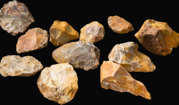 Piedras talladas por el Homo Erectus
