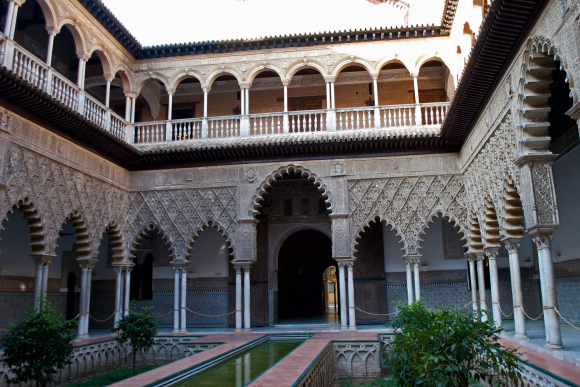 Fotografía del Alcázar de Sevilla.
