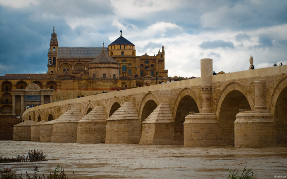 Fotografía del Puente Romano de Córdoba.