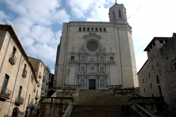 Fotografía de la catedral de Girona.