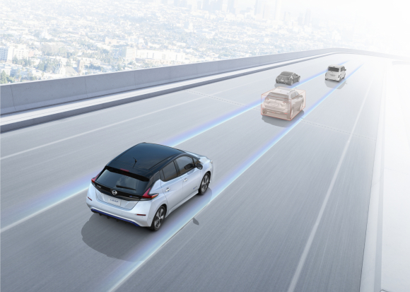 El Nissan Leaf 2018 cuenta con el nivel 2 de conducción autónoma