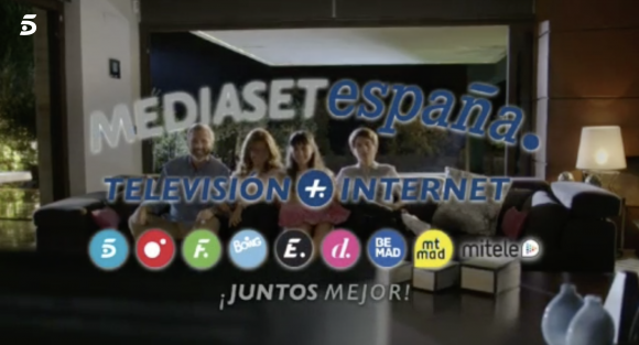 Mediaset anuncio de Internet