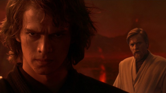 Fotografía de Anakin Skywalker y Obi Wan Kenobi