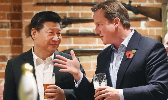 David Cameron con Xi JingPing