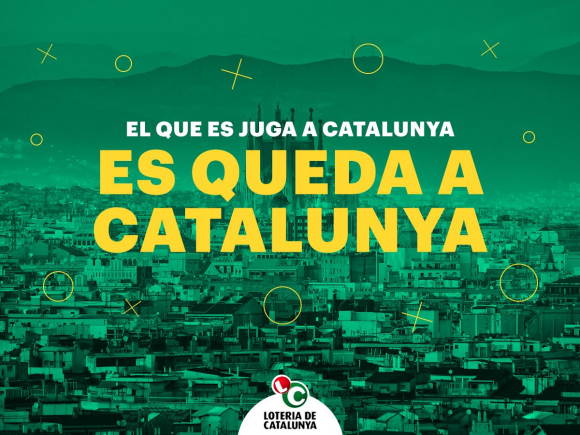 Anuncio de la Lotería de Catalunya /Lotería de Catalunya