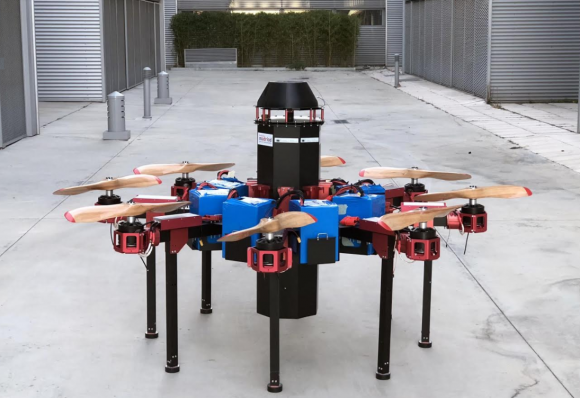 Drones contra el fuego