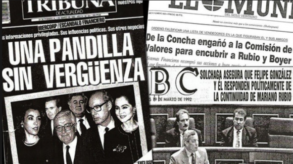 La última legislatura de González estuvo repleta de escándalos