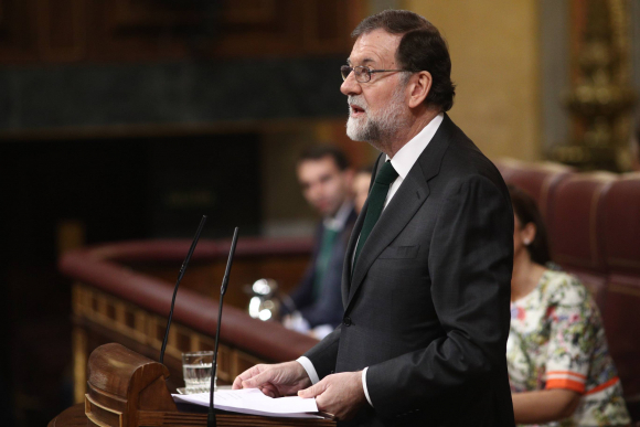 Rajoy hace su discurso final para cerrar el debate de la moción.