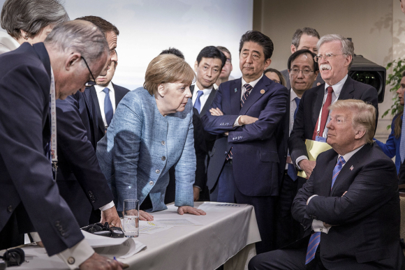 Trump, rodeado por todo el G7
