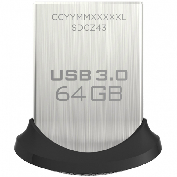 Memoria Flash USB 3.0 SanDisk Ultra Fit DE 64 GB.