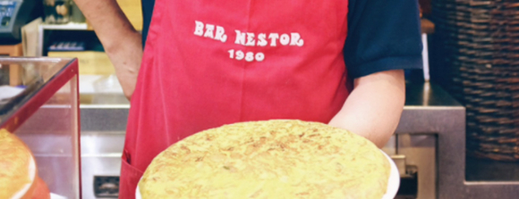 Néstor es otra de las candidatas a mejor tortilla de patatas de España.