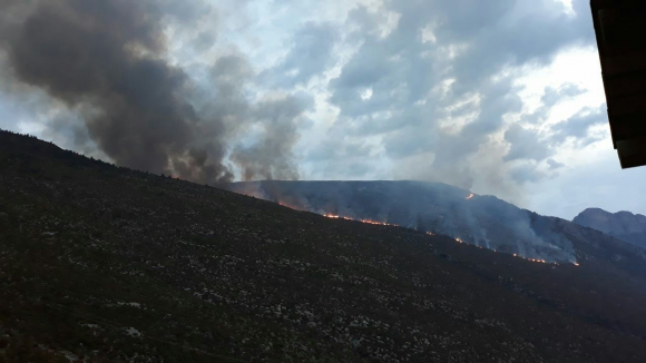 Incendio en Fanlo en agosto de 2017
