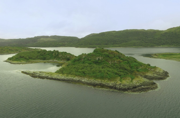 Fotografía de la isla de Eilean Nan Gabhar.