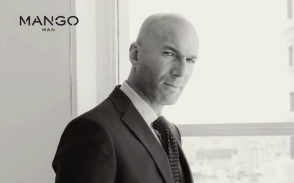Zidane fue modelo para Mango.