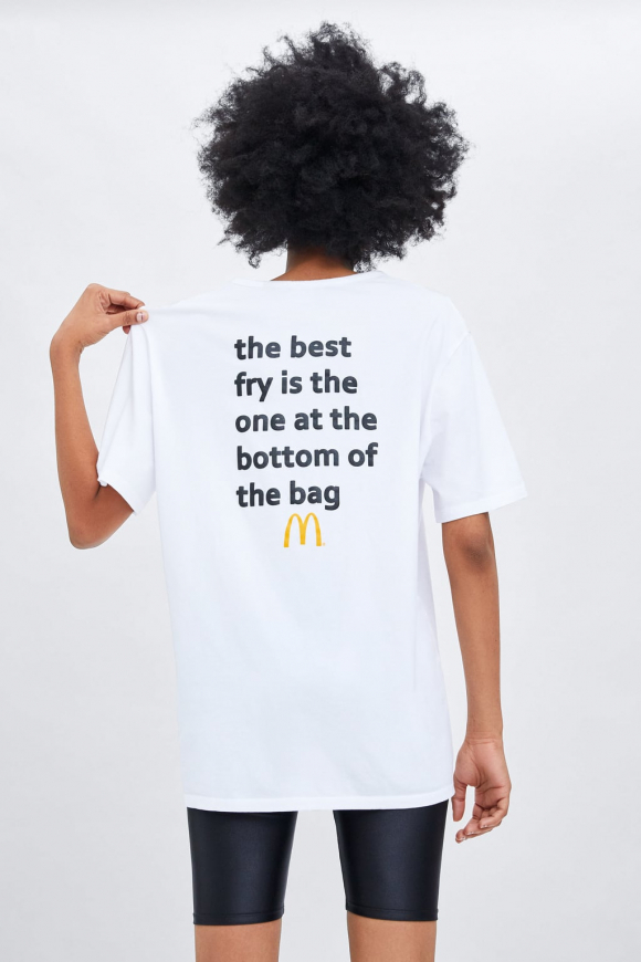 Zara y McDonald's se 'asocian' una de ropa agotarse