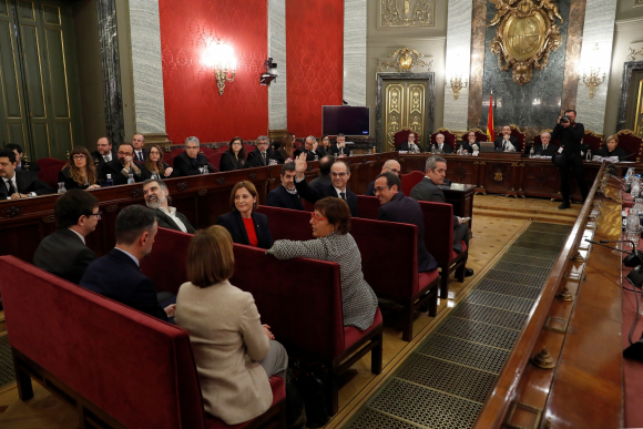 Los doce líderes independentistas acusados por el proceso soberanista catalán