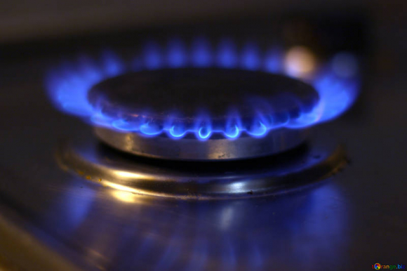 Fotografía de un hornillo de cocina a gas.