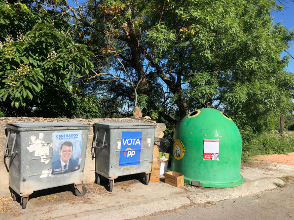 Propaganda electoral en Gallegos