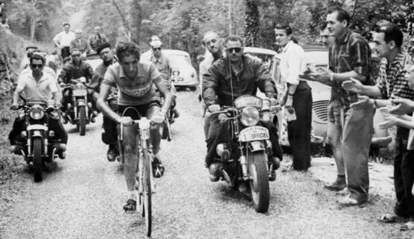 Bahamontes, durante la 17ª etapa del Tour de Francia de 1959. /L.I.
