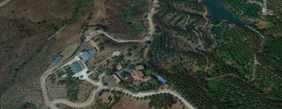 Vista aérea de la finca malagueña propiedad del dueño de Cepsa.