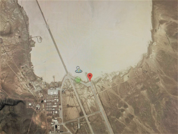 El 'área 51' en Google Maps