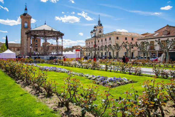 Vista de la Plaza de Cervantes, en Alcalá de Henares - Pixabay