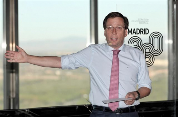 José Luis Martínez Almeida, en la presentación del Plan 360.