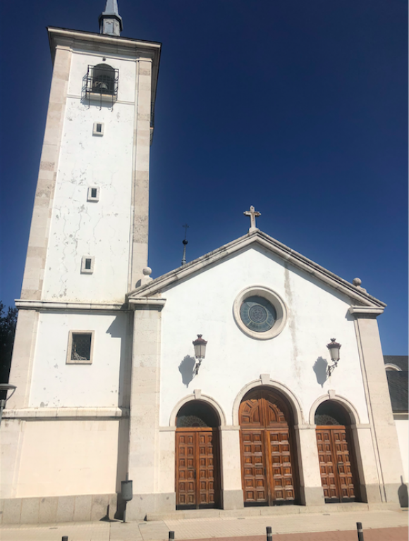 La Iglesia de La Moraleja objeto de la polémica.