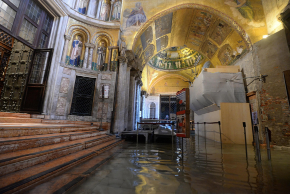 Basílica de San Marco inundaciones - Venecia