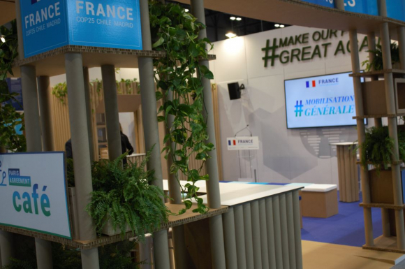 El stand de Francia, 100% sostenible