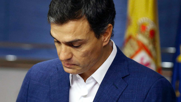 Pedro Sánchez el 29 de octubre de 2017, el día que dejó su acta de diputado