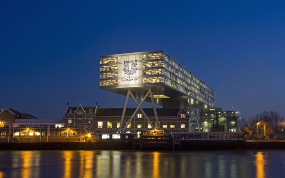 Imagen de la sede de Unilever en Rotterdam.