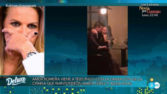 Marta López descubre en el ‘Deluxe’ una segunda infidelidad de Alfonso Merlos