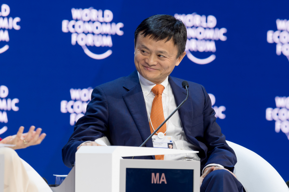 Jack Ma, en un encuentro en el Foro de Davos. / WEF, Sandra Blaser