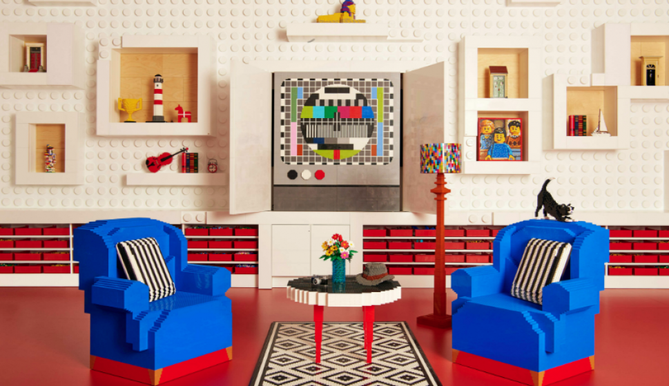 Fotografía de la casa de LEGO en Dinamarca.
