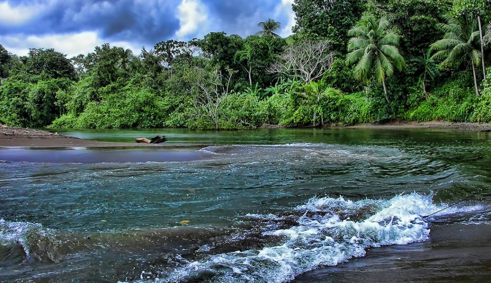 Fotografía del Río Aguajitas en Costa Rica.