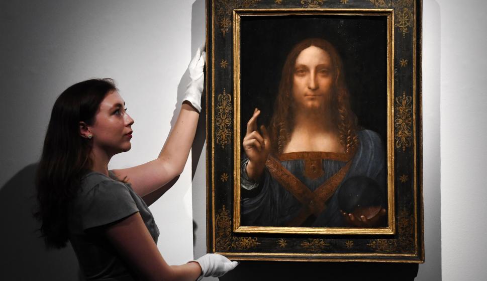 Este fue el último cuadro disponible en el mercado de Leonardo Da Vinci. EFE
