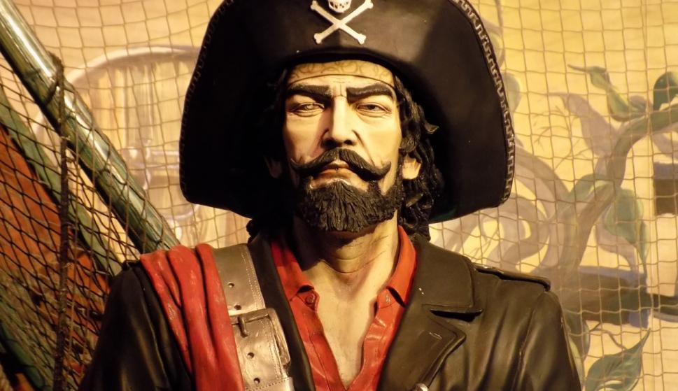 Fotografía de un pirata.