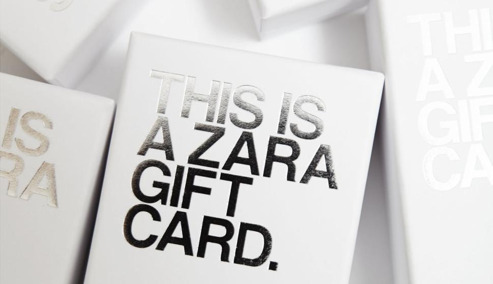 Faceta Detector Comedia de enredo NOTICIAS INDITEX - Zara suma y sigue en su estrategia digital: lanza la  tarjeta regalo online