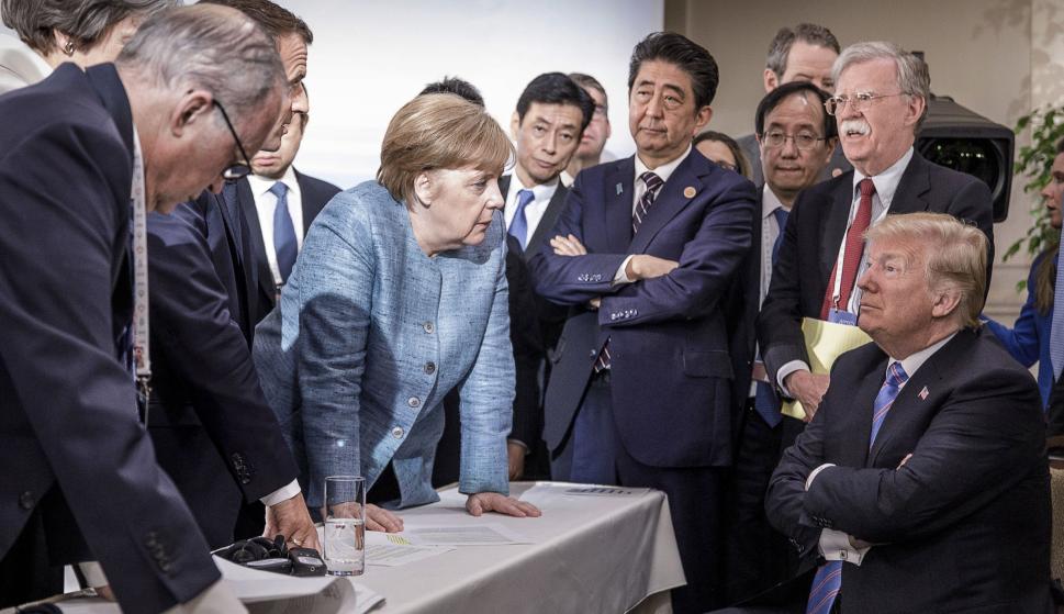 Trump, rodeado por todo el G7