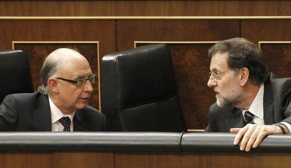 Fotografía Montoro y Rajoy