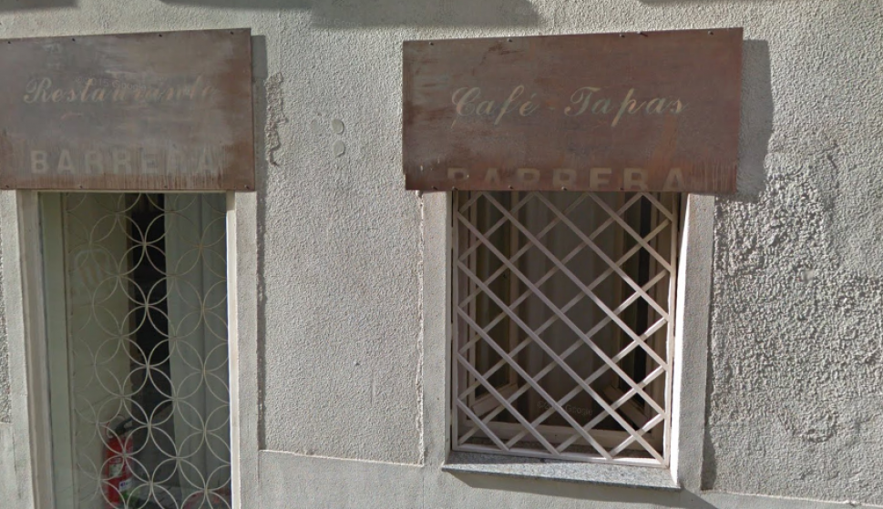 Fachada del restaurante en la calle Alonso Cano de Madrid.