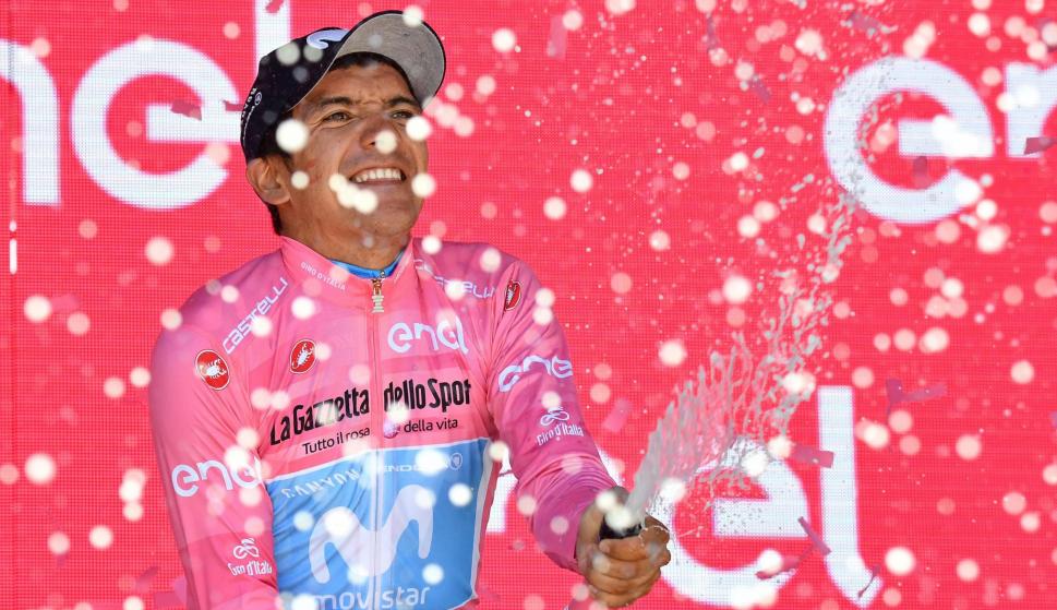 Richard Carapaz, campeón del Giro de Italia. /EFE