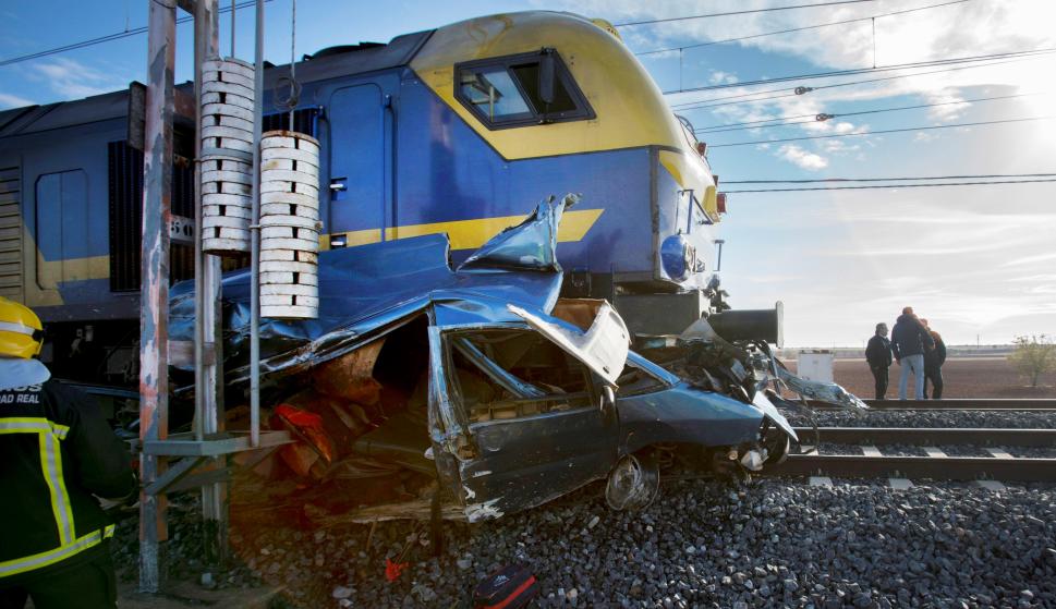 Accidente tren furgoneta Ciudad Real, Manzanares