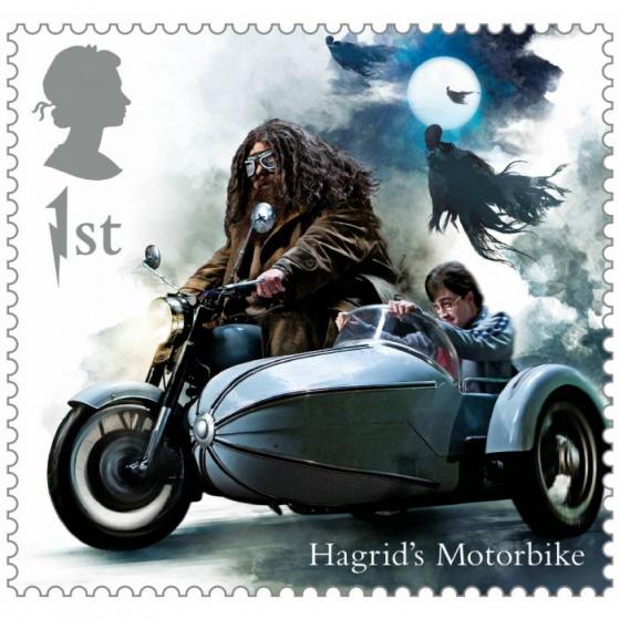 La moto de Hagrid (Royal Mail)