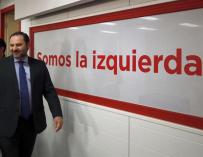 Fotografía del portavoz del PSOE, José Luis Ábalos