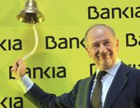 Rodrigo Rato, el día del estreno de Bankia en Bolsa