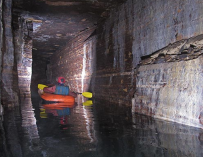 Fotografía de las cuevas de la Edad de Hielo descubiertas en Montreal.
