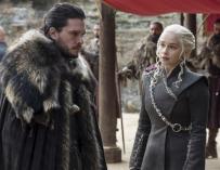 Jon Snow y Daenerys Targaryen.
